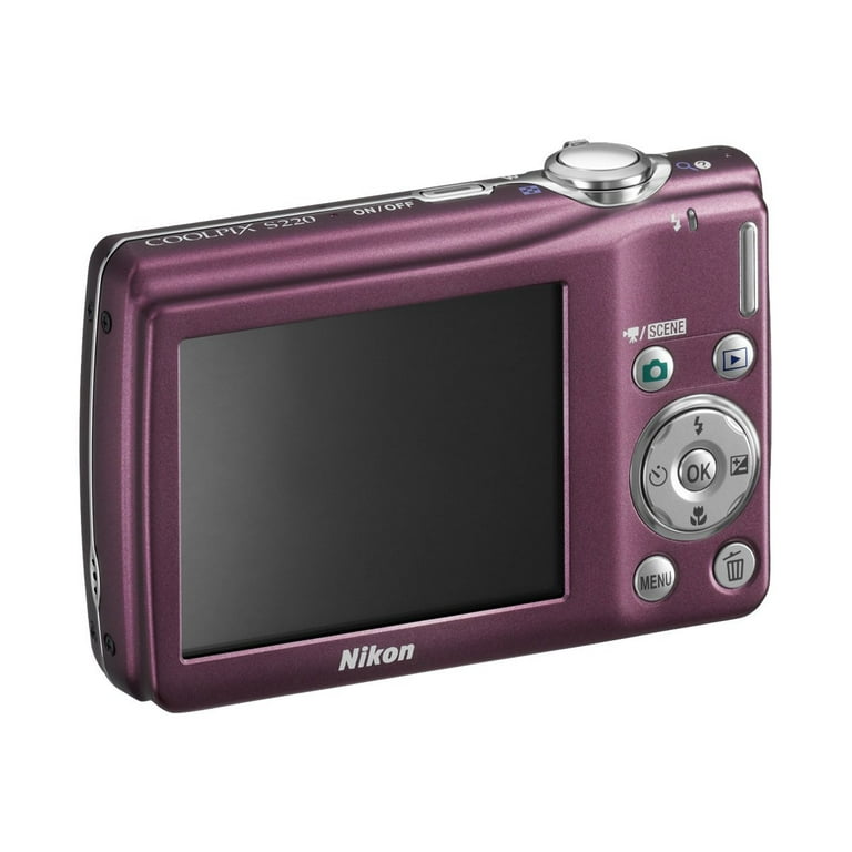 Nikon Coolpix S220 - Digital camera - compact - 10.0 MP - 3x Nikon Coolpix S220 - Digital camera - compact - 10.0 MP - 3x