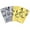 Bee Yellow Grey, variant on Accent Home Cotton Kitchen Towels Set of 4 Pieces - Absorbent Dish Towels Set | Tea Towels Sea Shell Print Multi Purpose use in Kitchen Linen, Drying Dish Hand Towels 20x28 inch