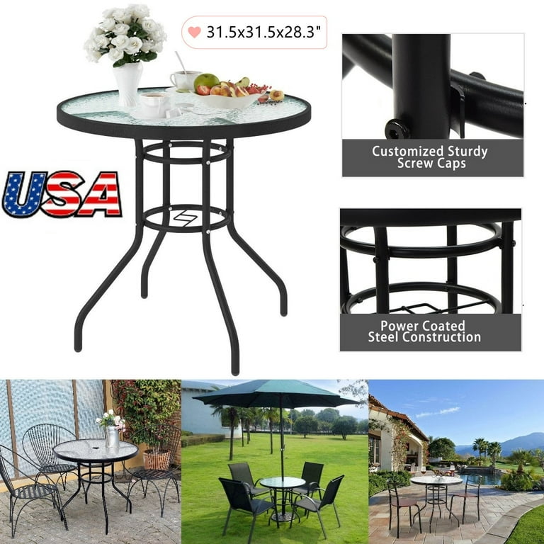 32 inch round patio table deals