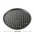 thumbnail image 4 of Pizza Steel Pan for Oven, Pizza Crisper Pan 12 Inch, Nonstick Round Pizza Baking Sheet Oven Tray, Perforated Carbon Steel Pizza Bakeware For Home Restaurant Kitchen Baking, 4 of 6