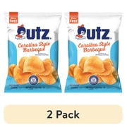 (2 pack) Utz Carolina Style Barbeque Potato Chips, Gluten-Free, 2.75 oz Bag