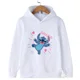 thumbnail image 2 of Sudadera con capucha de Disney Stitch de los años 90, ropa de dibujos animados para niñas y niños, sudadera de Lilo Stitch, jersey informal de manga para bebés, 2 of 5