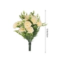 thumbnail image 3 of Ramo de Flores Artificiales para La Decoración de La Sala de Estar: Arreglo Floral Artificial, Plantas Artificiales para Detalles Decorativos Del Hogar, Centro de Mesa o Escritorio, Vegetación Que No, 3 of 6