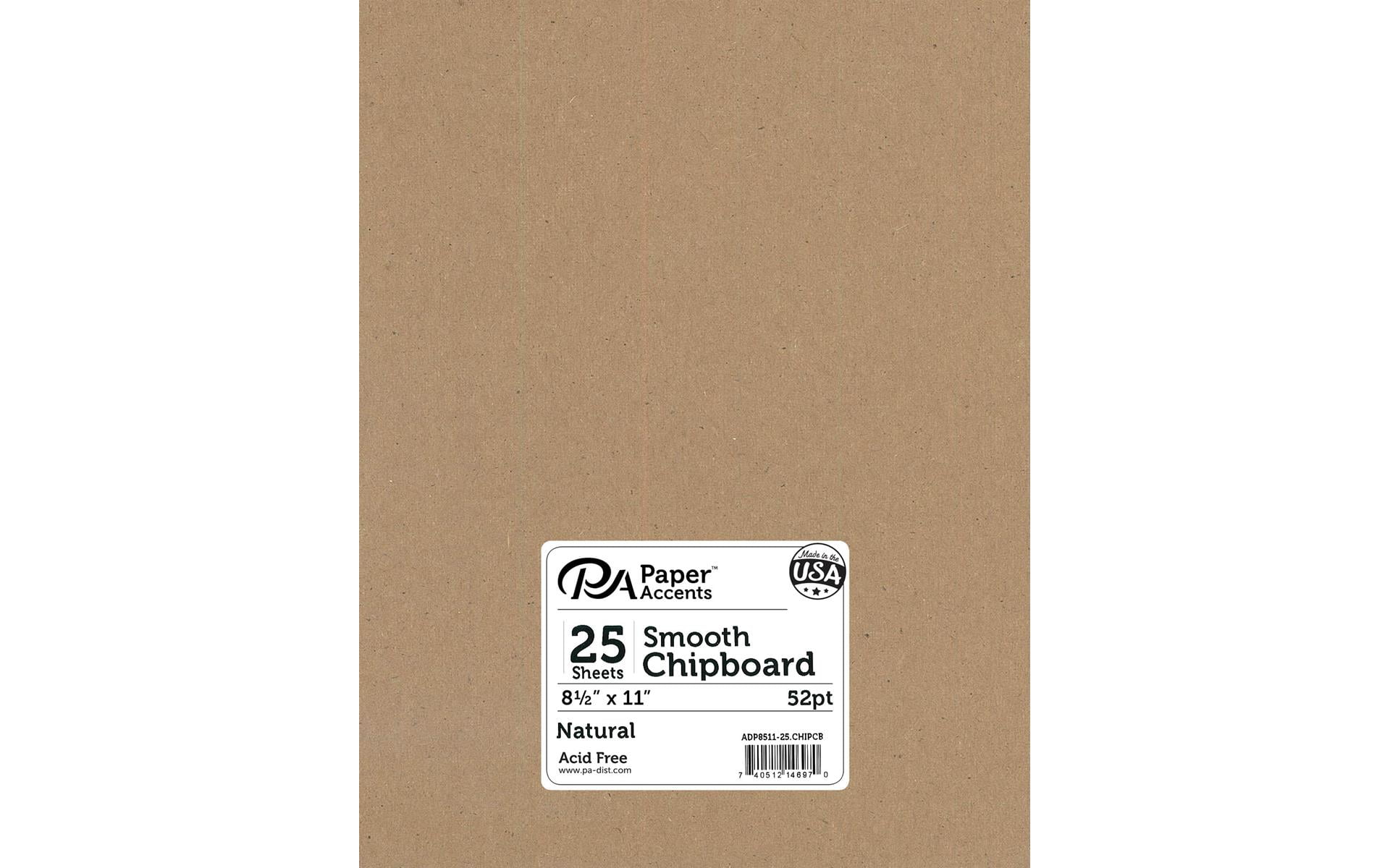 25 5x7 "EcoSwift" Brand Chipboard Cardboard Craft Scrapbook Scrapbooking Sheets 
