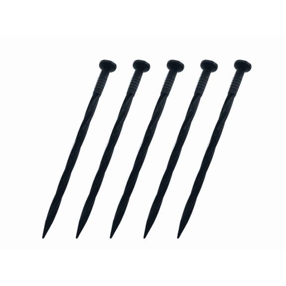30PCS Plastic Garden Stakes, 7.8inch Landscape Anchoring Pegs, Heavy-Duty Ground Securing Nail for Weed Barrier Fabric Fencing Outdoor Lawn Fixing