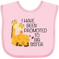 thumbnail image 3 of Inktastic I Have Been Promoted to Big Sister Girls Baby Bib, 3 of 4