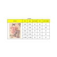 thumbnail image 5 of Suealasg 3Pcs Baby Girls Clothes 6 to 9 Month Newborn Girl Summer Casual Outfits Cold Shoulder Short Sleeves Romper and Elastic Floral Flare Pants Headband, 5 of 7