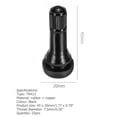 thumbnail image 6 of Toutek TR413 Snap-in Rubber Tubeless Tire Valve Stems for Car Motorcycle (25pcs), 6 of 6