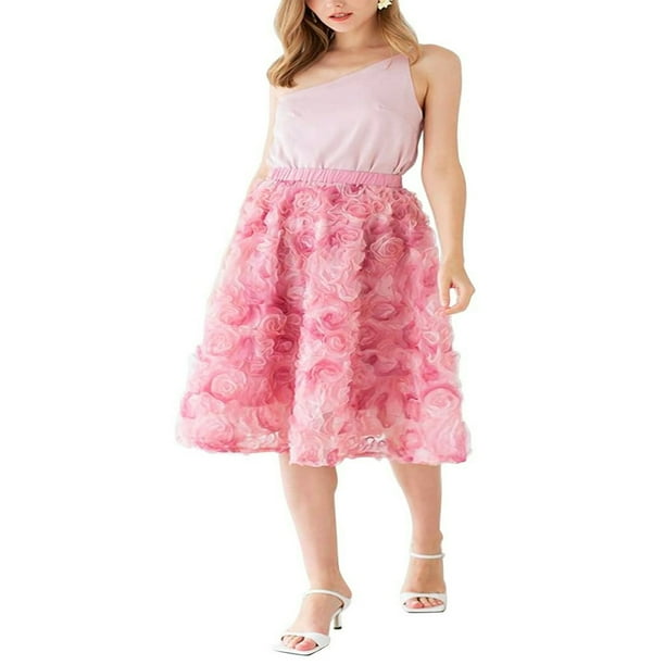 A line midi skirt 3d sales