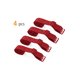 thumbnail image 2 of Tirantes de sujetador INSPIRE CHIC para mujeres, 2 pares, ancho de 10/12/15/18/20 mm, tirantes elásticos ajustables, patrón de flores rojas - 15 mm, 2 of 5
