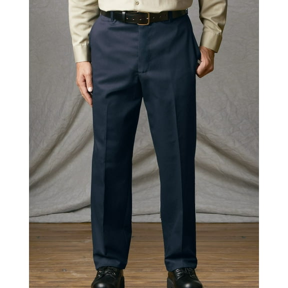 Red Kap PT20 Men's Dura-Kap Industrial Pants, Navy - Unhemmed, 44W