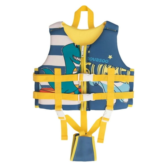 Hienoo Boys Girls Swimwear Inflatable Buoyancy Life Vest with Adjustable Belt