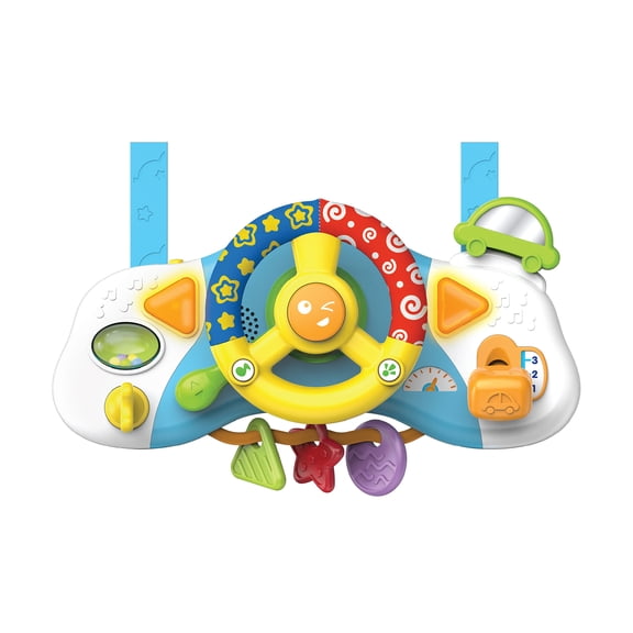 Winfun Attachable Activity Steering Wheel - Gender Neutral Toy For Ages 3 Months and Up