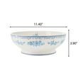thumbnail image 7 of The Pioneer Woman Agatha Stoneware 11-inch Serving Bowl, Blue, 7 of 7