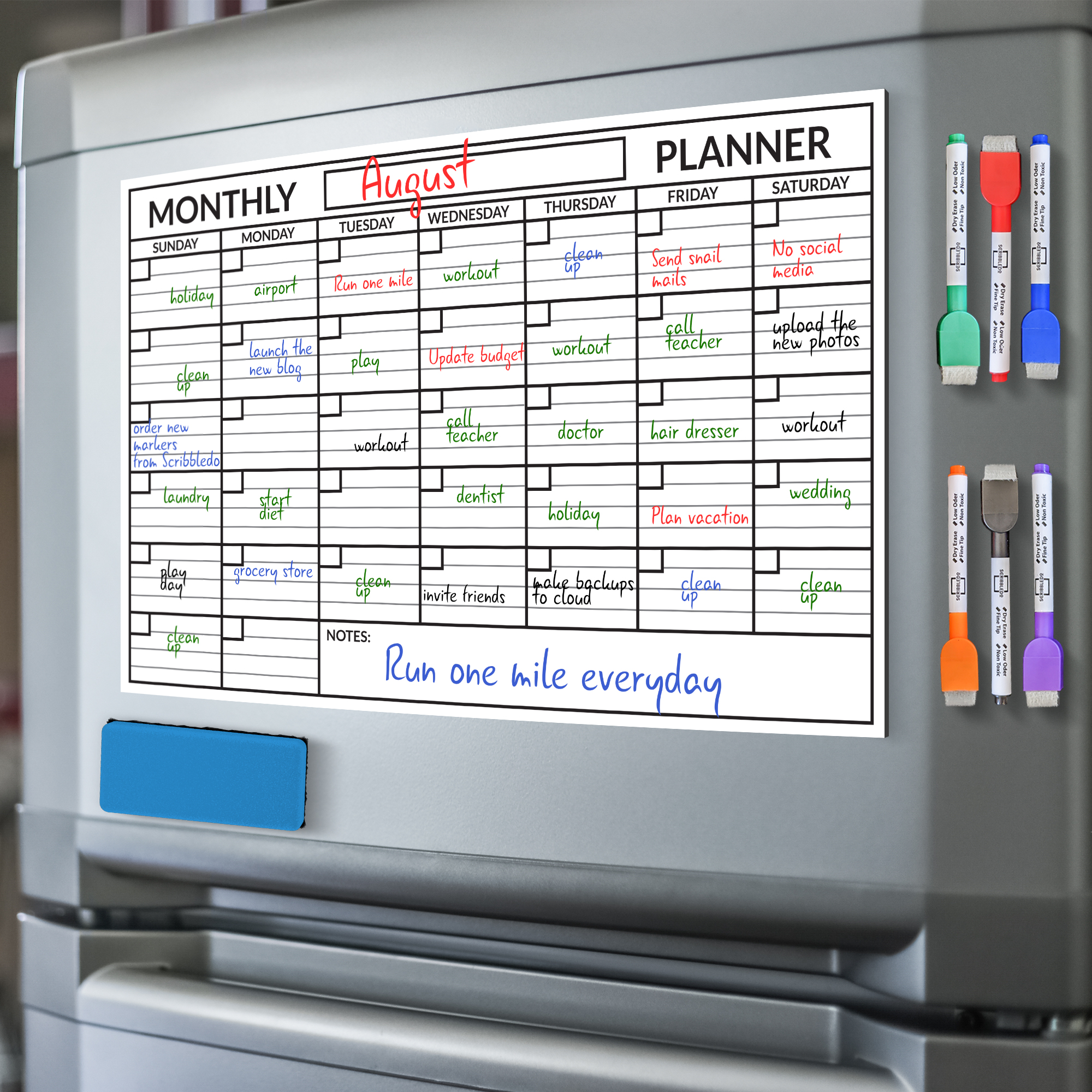 Fridge Whiteboard Calendar Printable Calendar 2023 Fridge Whiteboard Calendar Printable Calendar 2023