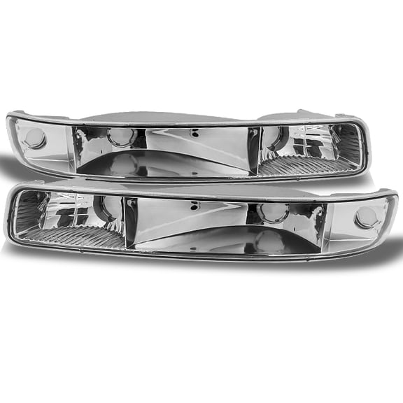 AKKON - For GMC Sierra Yukon Front Bumper Signal Lights Parking Lamps Chrome