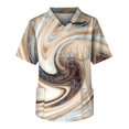 thumbnail image 1 of LINMOUA Plus Size Halloween Printed Scrub Working Uniform Tops For Men's Cross V-Neck Short Sleeve Fun T-Shirts Workwear Tee With Pockets, 1 of 3
