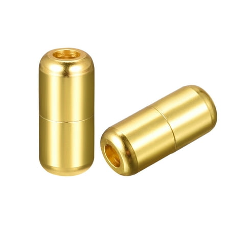 

Uxcell 8 x 18mm Brass No Tie Turnbuckle Glossy Shoelace Buckle Gold Tone 20 Pack