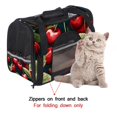 thumbnail image 4 of Cherry Luxury Pet Bag with 900D Oxford Fabric, Nylon Webbing - 17x10x11.8 in, 43x26x30 cm - Comfortable and Stylish Carrier for Small Dogs and s, 4 of 7