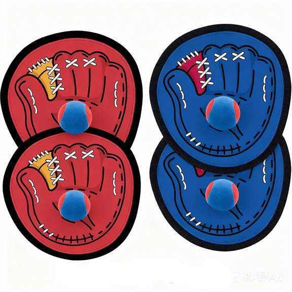 Throwing and catching games, baseball glove catching games, suitable for outdoor sports activities for the family, at the beach and in the garden, birthdays