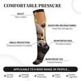 thumbnail image 2 of Sikiie Maple Forest Panda 1 Pairs Compression Socks for Men and Women 15-20 mmHg Running Support Socks, 2 of 7
