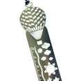thumbnail image 2 of Hollow Out Metal Bookmark with Scale Dual Measure Ruler Ruler Hollow Metal Stationery School Office Supply, 2 of 2