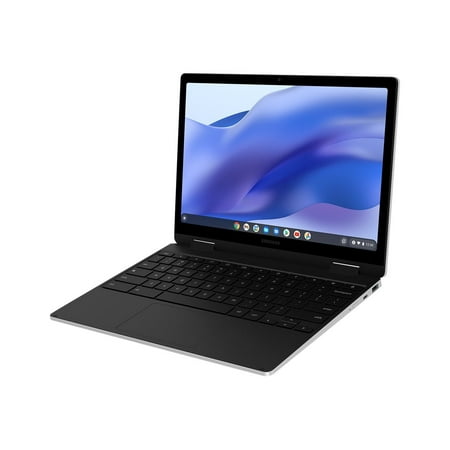 Restored Samsung Galaxy Chromebook 2 360 - Flip design - Intel Celeron N4500 / 1.1 GHz - Chrome OS - UHD Graphics - 4 GB RAM - 128 GB eMMC - 12.4" touchscreen 2560 x 1600 (WQXGA) - Wi-Fi 6 - silver - kbd: US (Refurbished)
