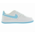 thumbnail image 2 of Nike Force 1 Low Easyon PS Girls Shoes Size 10, Color: White/Aquarius Blue/White, 2 of 4