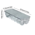 thumbnail image 2 of Mecorevxz Egg Storage for Refrigerator Storage Box Eggs Tray Egg Rack Kitchen Food Storage Box for eggs 12-Compartment Egg Carton, 2 of 5