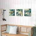 thumbnail image 4 of Seaside Coconut Palm Wall Art: Coastal Tropical Abstract Trees Artwork Reproduction Painting Print Canvas Pictures for Washroom (12" W x 12" H x 3 PCS, Multi-Sized), 4 of 6
