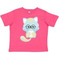 thumbnail image 3 of Inktastic Blue Cat, Cute Cat, Little Cat, Kitten, Eyeglasses Boys Toddler T-Shirt, 3 of 5