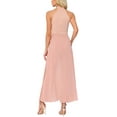 thumbnail image 3 of INSPIRE CHIC Women's Dressy Jumpsuit Halter Neck Sleeveless Elegant Formal Wide-Leg Jumpsuit L Pink, 3 of 5