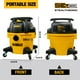thumbnail image 2 of Aspiradora de taller DEWALT DXV06P-QTB, 6 galones, 5 HP, para uso húmedo y seco, ultrasilenciosa, 2 of 7