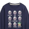 thumbnail image 3 of Star Wars - Mandalorian Moods - Youth Boys Long Sleeve Graphic T-Shirt, 3 of 5