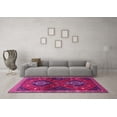 thumbnail image 3 of Ahgly Company Indoor Round Persian Pink Traditional Area Rugs, 3' Round, 3 of 4
