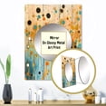 thumbnail image 3 of Designart "Considering the Possibilities V" Minimalism Mirror Wall Decor - Modern Brown Abstract Mirror Wall Art For Entryway - 32" x 24" Inch, 3 of 5