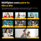 thumbnail image 3 of Soporte Celular Escritorio LIVLUX Ajustable Brazo Articulado 30cm Base Estable Metal Multiangulo Porta Telefono Universal Resistente, 3 of 10