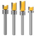 thumbnail image 3 of 1PC Woodworking Bearing Trimmer 6mm Handle Alloy Straight Edge Milling Cutter Computer Engraving Machine Slotting Tool, 3 of 7