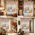 thumbnail image 6 of Brown Pumpkins Fall Shower Curtain, Waterproof Shower Curtains for Bathroom, Thanksgiving Eucalyptus Leaves Autumn Rustic Washable Fabric Bathtub Curtain Set Bath Decor with 12 Hooks Long 72"x84", 6 of 8
