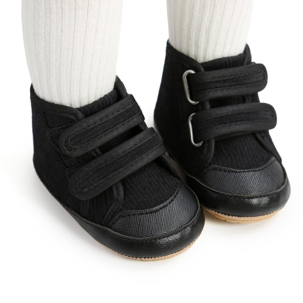 Newborn Baby Boy Crib Shoes Infant High Top BOTTES Premiers Pas Pointure 0-18 M 