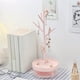 thumbnail image 1 of Soporte para joyería rosa, árbol organizador de collares, torres de exhibición de aretes, estante para almacenamiento de collares largos y pulseras, para tocador baño van, estante en forma de árbol, 1 of 6