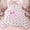 Monogrammed D, variant on Erosebridal Pink Ribbon Floral Full Size Comforter Sets for Girls, Personalized Inital D Bedding Sets, Pink Reversible 3 Pieces, 1 Comforter and 2 Pillowcases