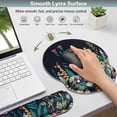 thumbnail image 3 of inMouse Pad with Wrist Rest Set Wrist Support Mouse Pad+Keyboard Gel Wrist Rest+Cup Pad Ergonomic Mouse Pad Relieving Wrist Pain Base Computer Mouse Pad for Home Office Games Galaxy, 3 of 7