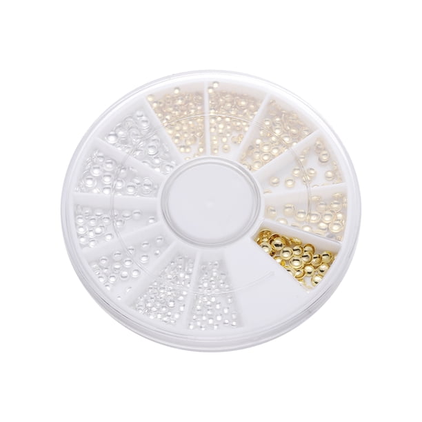 1 unidad, 12 rejillas, clavos de remache de Metal para decoración de uñas, decoraciones de diseño artístico para uñas DIY, accesorios artísticos de Nair mixtos para niñas y mujeres estilo 9