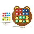 thumbnail image 3 of LEEYNEER Clearance Puzzle Geometric Shape Matching  Educational Building Blocks  Parent-child Interaction  Board Game Best Gift, 3 of 5