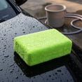 thumbnail image 4 of Car Applicator Sponge Block, Rectangular Polishing Pad Smooth Finishing, Soft Material for Waxing Buffing Exterior Paint Care, Green 4.72x3.15x1.57in, 4 of 6