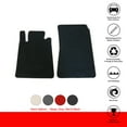 thumbnail image 2 of Ikon Motorsports Compatible with 05-10 Benz SLK 2Dr OE Factory Style Black Nylon Carpet Car Floor Mats Front 2pcs, 2 of 7