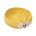 thumbnail image 4 of DOLITY Lit pour Animaux de Compagnie Respirant Rond Robuste Rafraîchissant pour Intérieur pour Chat Jaune, 4 of 8