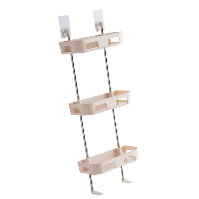 Estante para Inodoro Soledad 1/2/3 Capas Beige Rack de Almacenamiento de Baño
