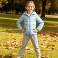 thumbnail image 6 of EnJoCho Children Boys Girls Lightweight Down Jackets Fall Winter Warm Coats Zip Up Hooded Quilted Puffer Outerwear Jacket, 6 of 8